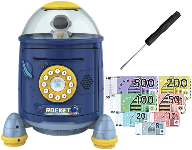 Rocket Piggy Bank For Kids