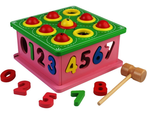 9 Balls Hammering & Number Sorting Toy