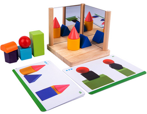 Wooden Mirror Puzzles Board Game