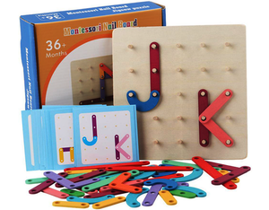 Montessori Nail Board Jigsaw Puzzle