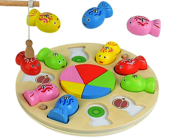 Wooden Magnetic Fishing Game