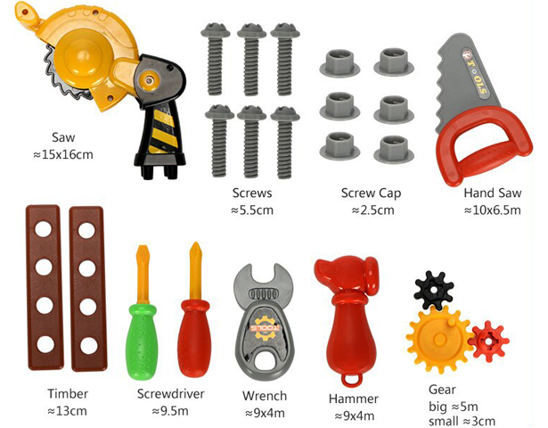 2in1 Construction Tools Toy Set