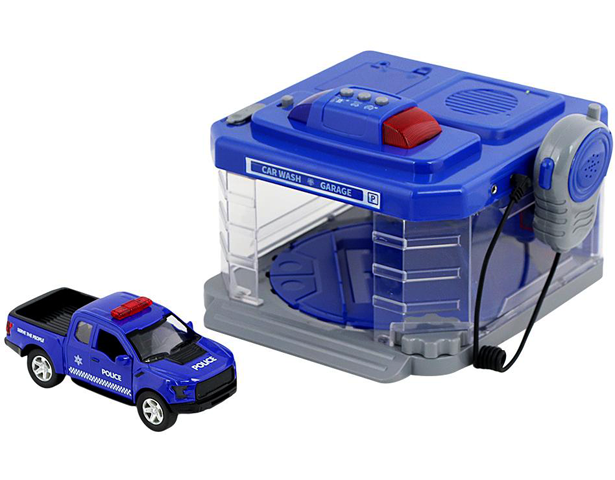 Police Car Wash Garage Toy