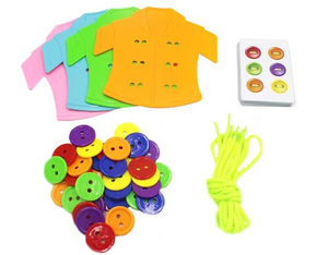 Clothes Button Board Game