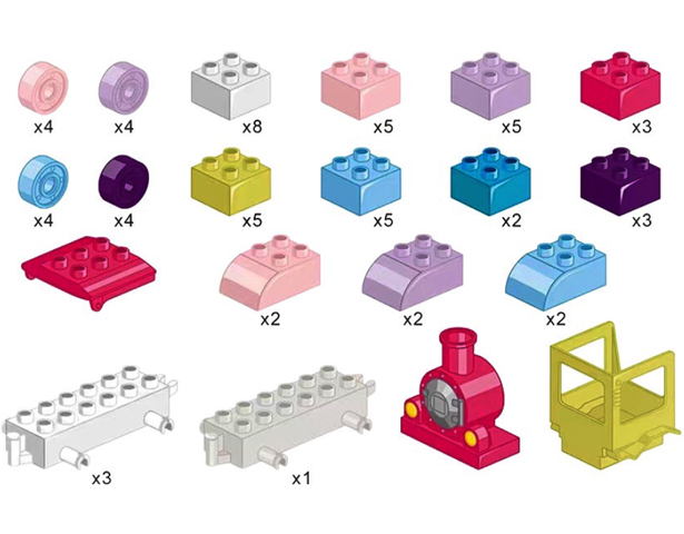 Educational Building Blocks Train