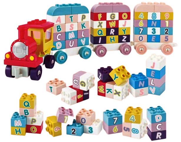 Educational Building Blocks Train