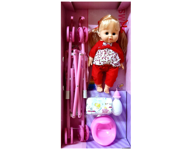 Baby Doll With Baby Cart
