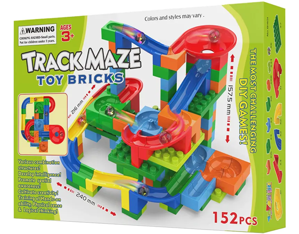 Marble Run Track Brick Toy