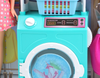 Laundry Doll With Washing Machine