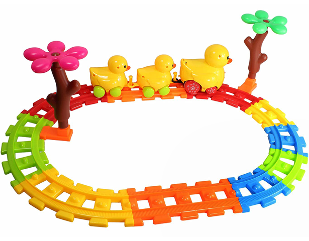 Duck Rail Car Track Set Toy