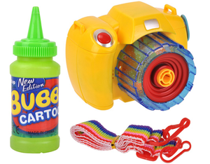 Camera Shaped Bubble Machine for Kids