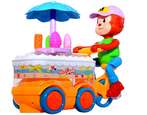 Monkey Ice Cream Cart Toy