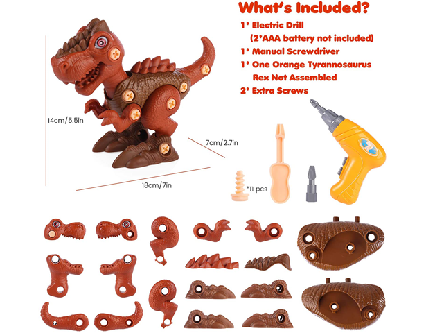 Dinosaur Assembly Toy With Drill