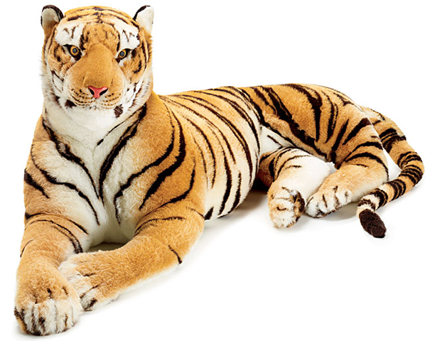 A cheap toy tiger