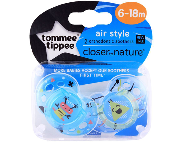 Tommee Tippee Air Style 2-Pack Soother