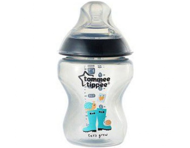 Tommee Tippee Tinted Feeding Bottle 260ml Black