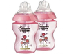 Tommee Tippee Pink 2pk Tinted Bottle 260ml