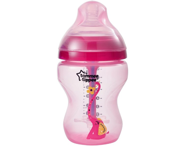 Tommee Tippee 260Ml 9Oz Advanced Anti-Colic Bottle Pink