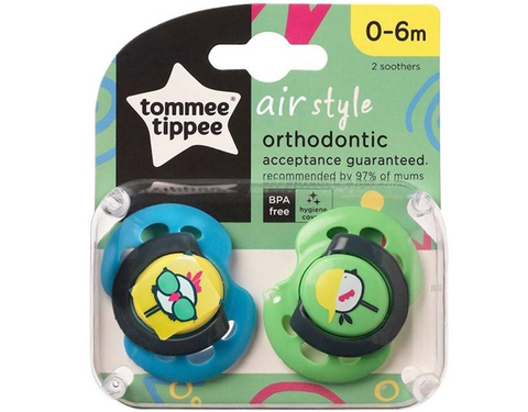 Tommee Tippee Closer To Nature 2PK Air Soother 0-6M
