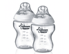 Tommee Tippee Closer to Nature 9Oz Wide Neck Feeding Bottle 2Pk
