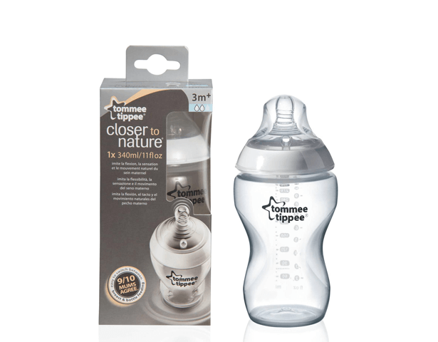 Tommee Tippee 12 Oz White Pp Wide Neck Bottle